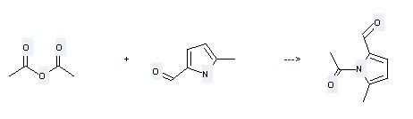 1H-Pyrrole-2-carboxaldehyde,5-methyl- is used to produce 1-Acetyl-5-methylpyrrole-2-carbaldehyde